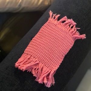 Crochet Pink Coasters